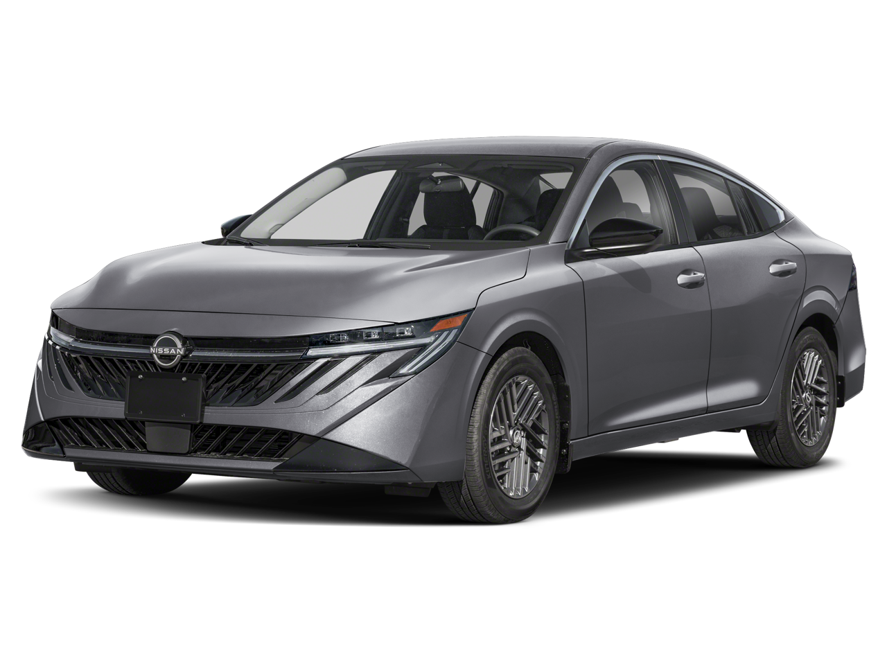 2026 Nissan Sentra SV in ATLANTIC GRAY M — front three-quarter view