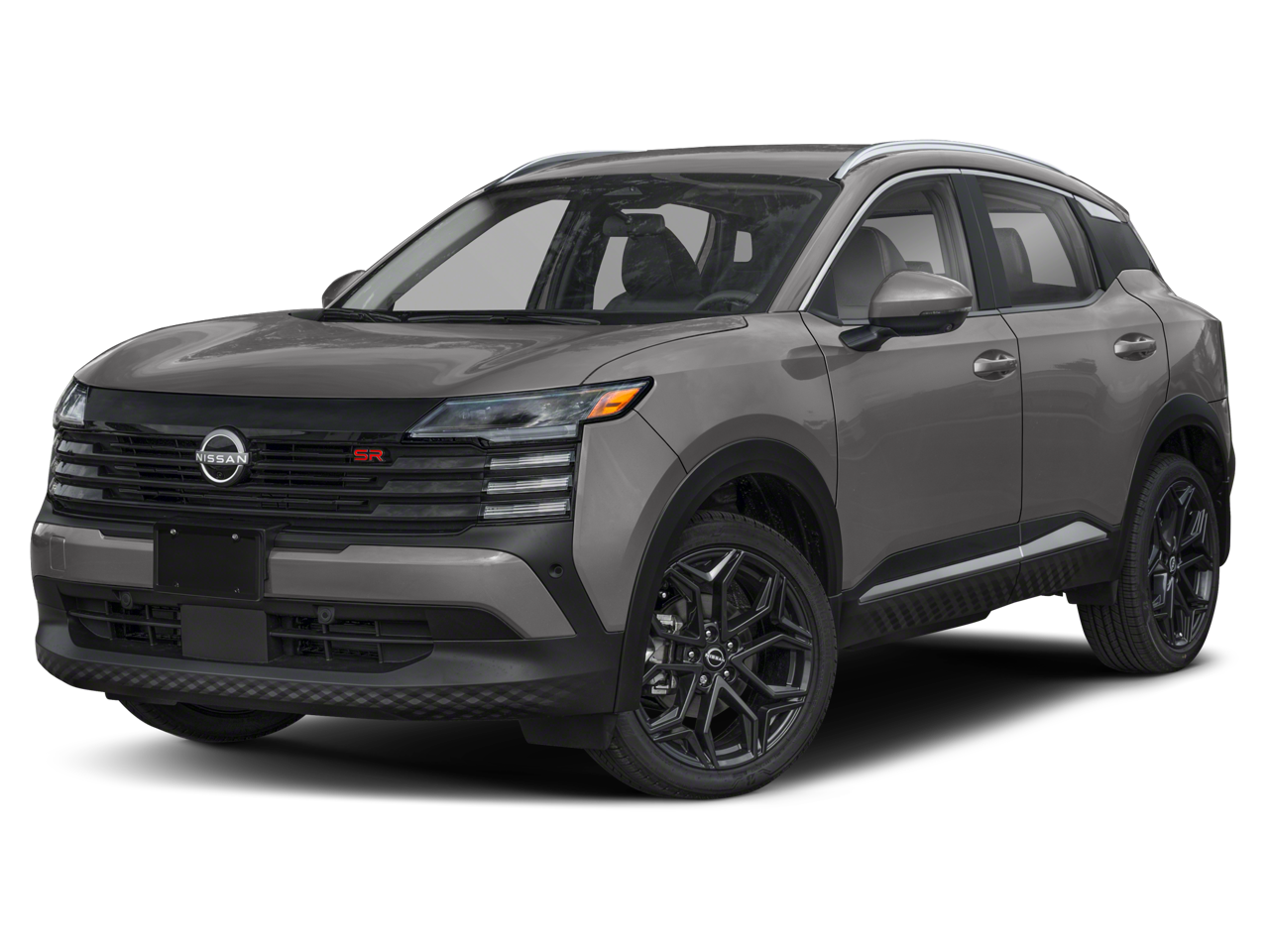 2026 Nissan Kicks SR in SUPER BLACK — front three-quarter view
