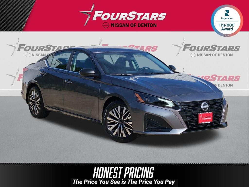 2026 Nissan Altima 2.5 SV in Gun Metallic — front three-quarter view