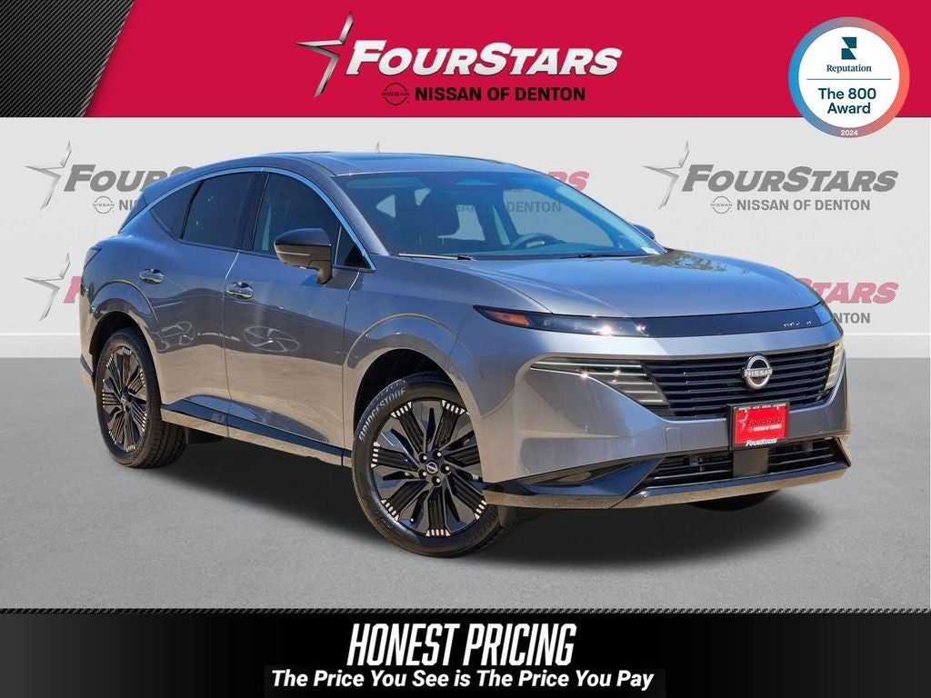2026 Nissan Murano Platinum in Gun Metallic — front three-quarter view